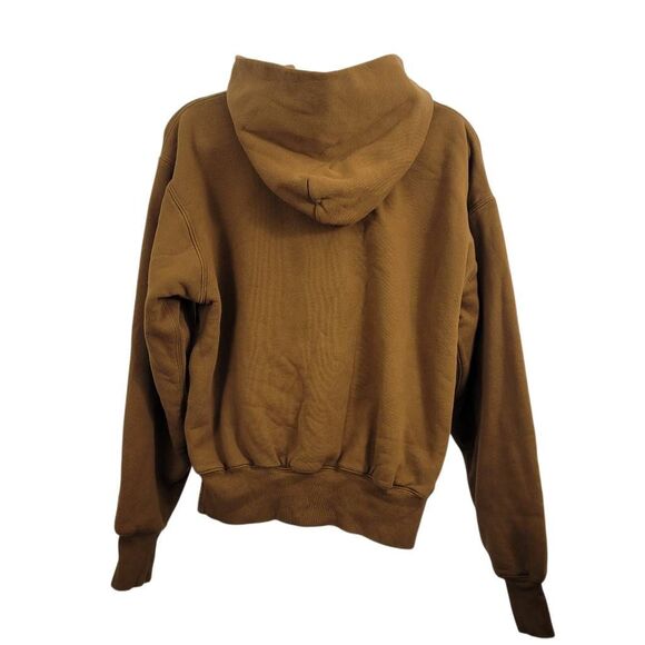 Yeezy Gap Double Layered Perfect Hoodie Sz S Brown2 Hooded Sweatshirt Oversized - Picture 2 of 8